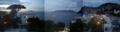 panorama del golfo di capri